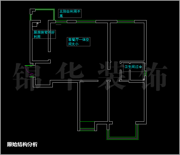 融喬中央花園三房?jī)蓮d兩衛(wèi)110平米 戶(hù)型